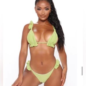 Cabo summer ruffles two piece